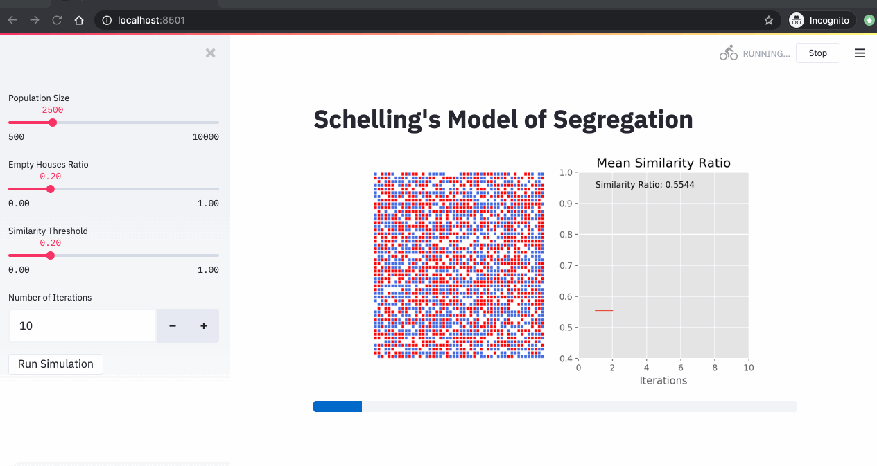 Schelling Model Simulation